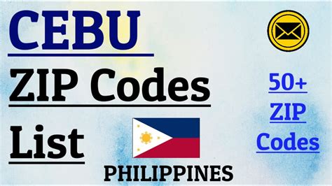 Zip Codes for Cebu .